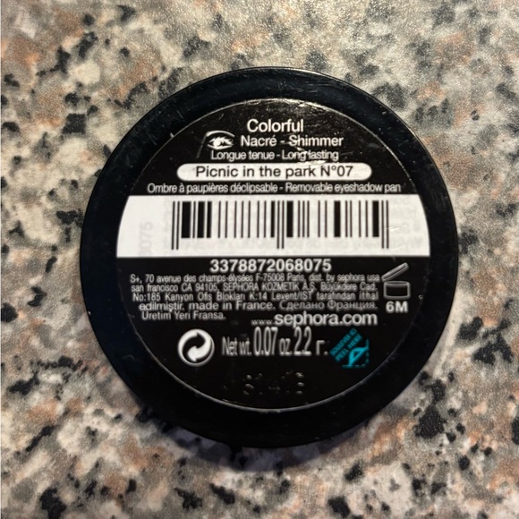 Sephora Colorful Long-lasting eyeshadow shade "Picnic in the Park N°07 NWT - Picture 2 of 4